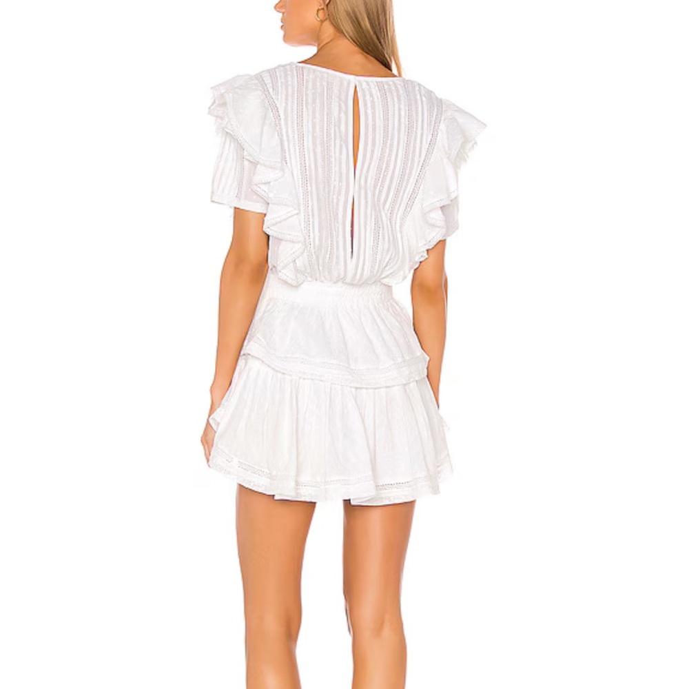LoveShackFancy White Natasha Dress - Picture 2 of 4